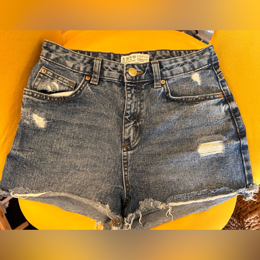 Sexy primary denim shorts